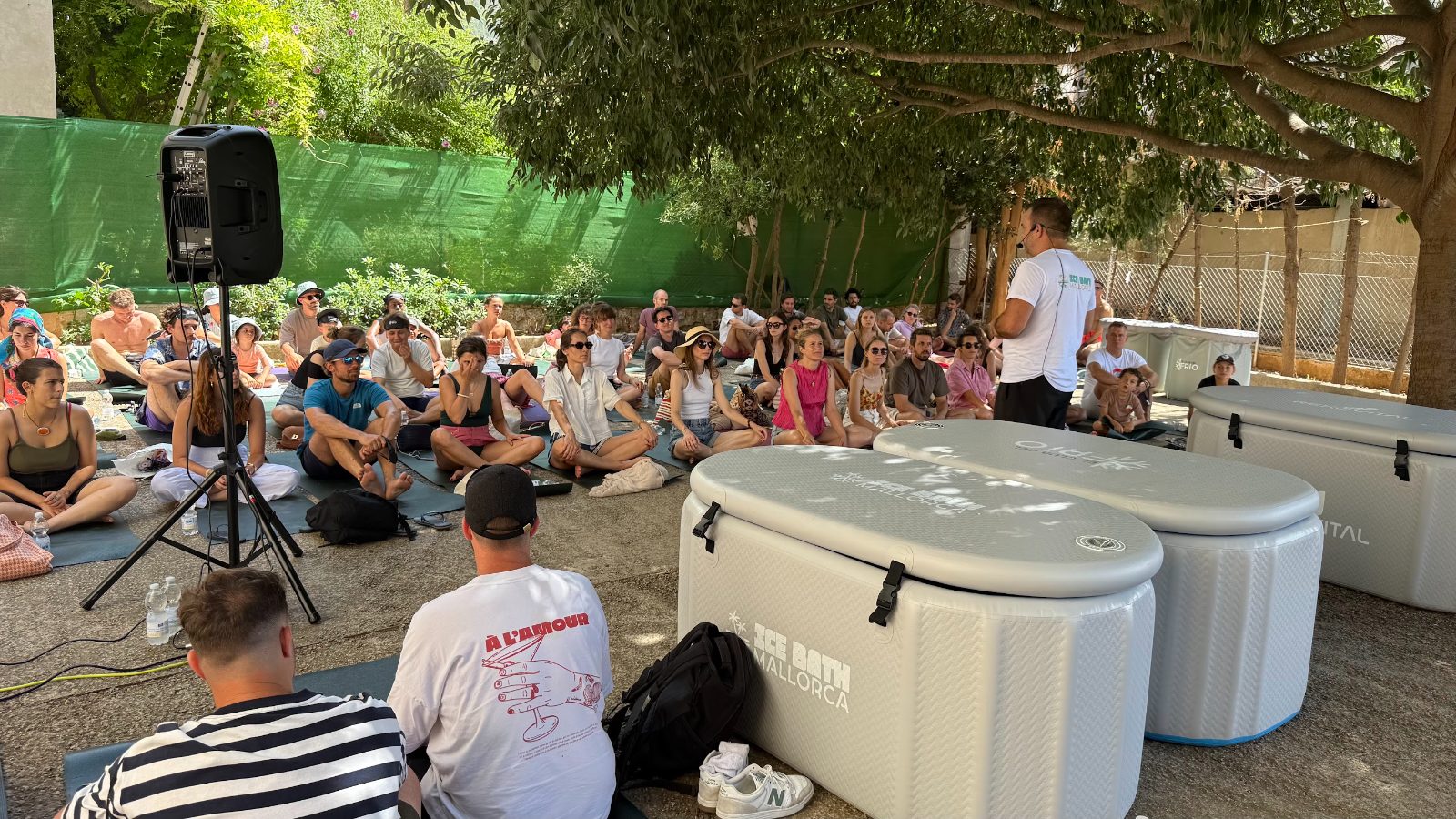 Taller de RekoAcademy con baños de hielo